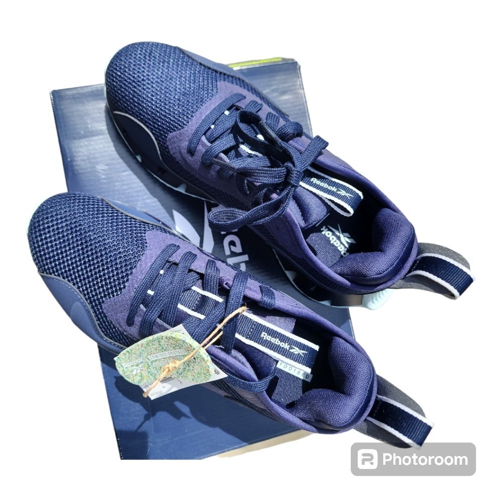 NIB Reebok Zig Dynamica sneaker tennis shoe women's size 6 Blue stylish chic - Picture 5 of 8